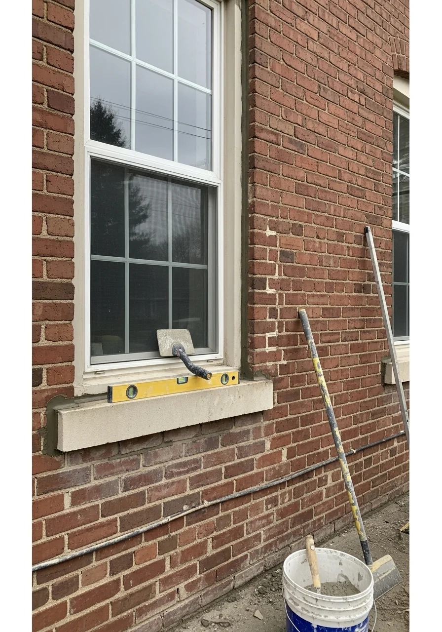 Technician performing careful work on an East Petersburg property.