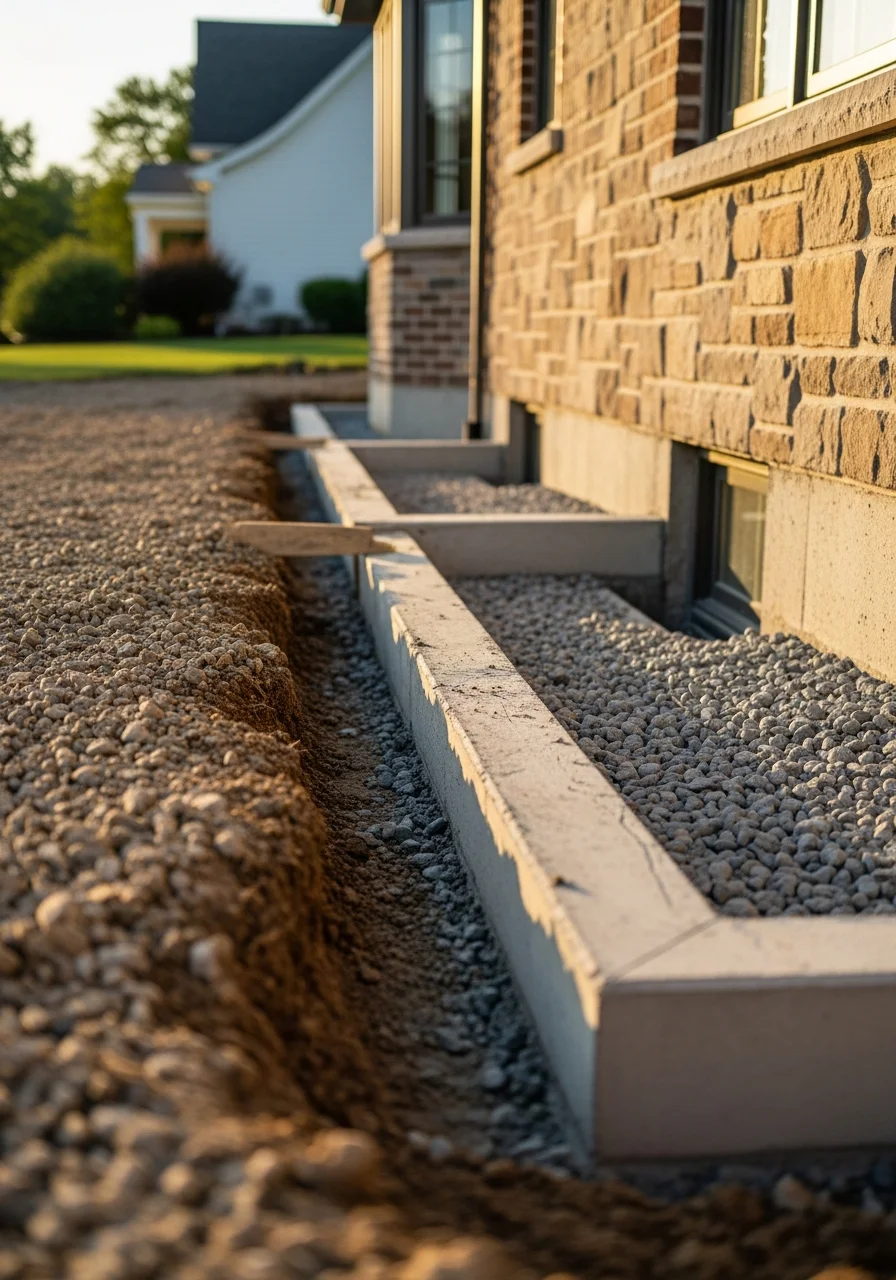 Close-up of professional work being performed on a Neffsville property.