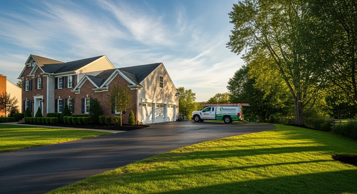 Residential home in Neffsville, PA with well-maintained landscaping and driveway.